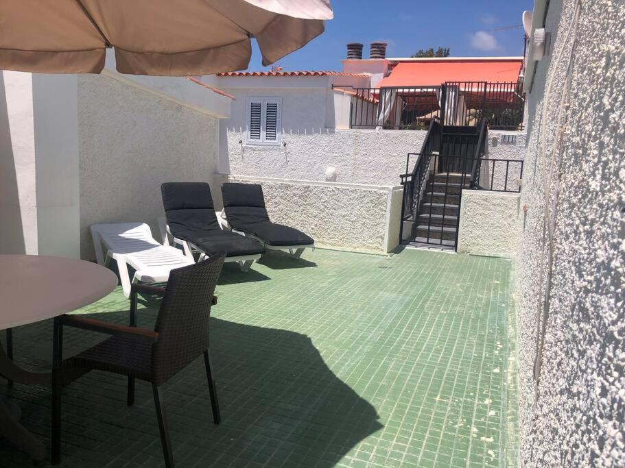 Playa Troya Apartment At The Beach ปลายาเดลาสอเมริกาส ภายนอก รูปภาพ